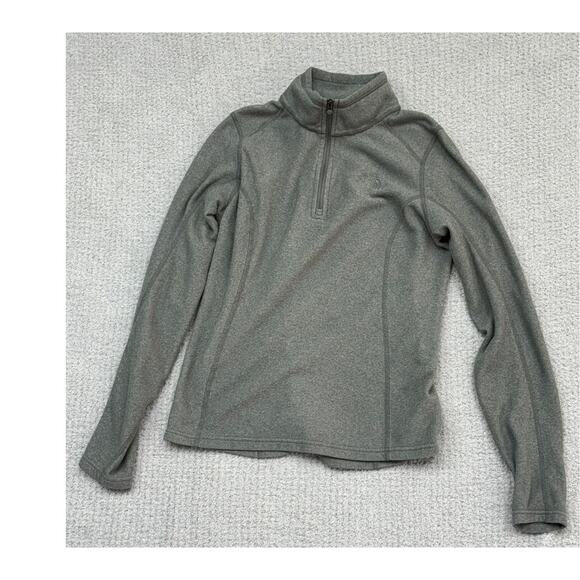 The North Face Women's Grey 1/4 Zip Sweatshirt Size S #50568 - Picture 1 of 4